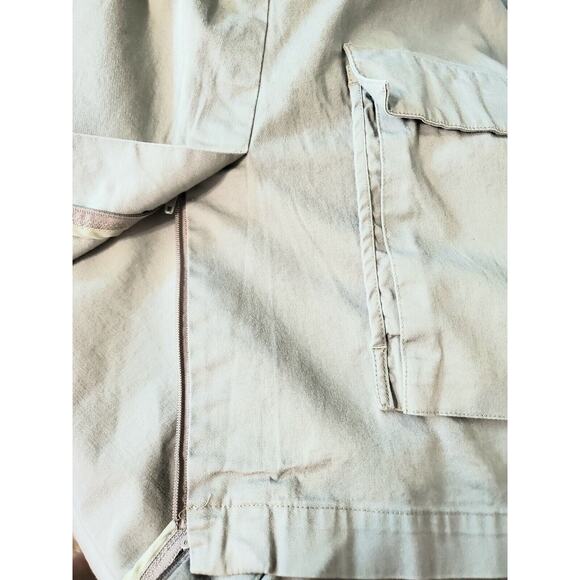 inc international concepts Women’s Beige Jacket Size XL Hidden Hood - Picture 6 of 6